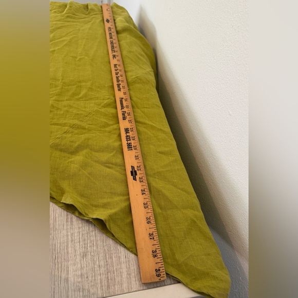 Bryn Walker Noma 100% Linen Tunic Top Asymmetric Lagenlook Cowl Neck Sz Small - Picture 4 of 10